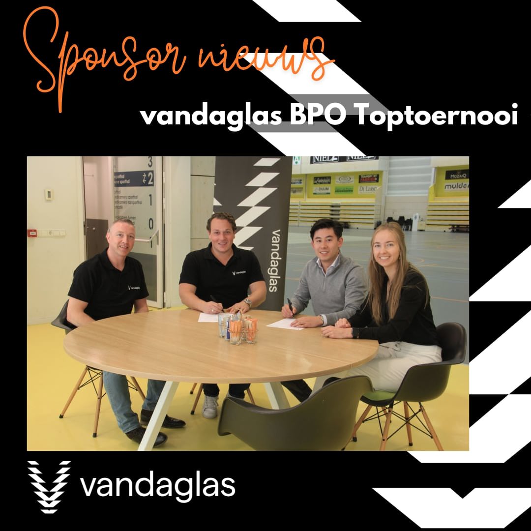 Sponsoring Vandaglas BPO toernooi