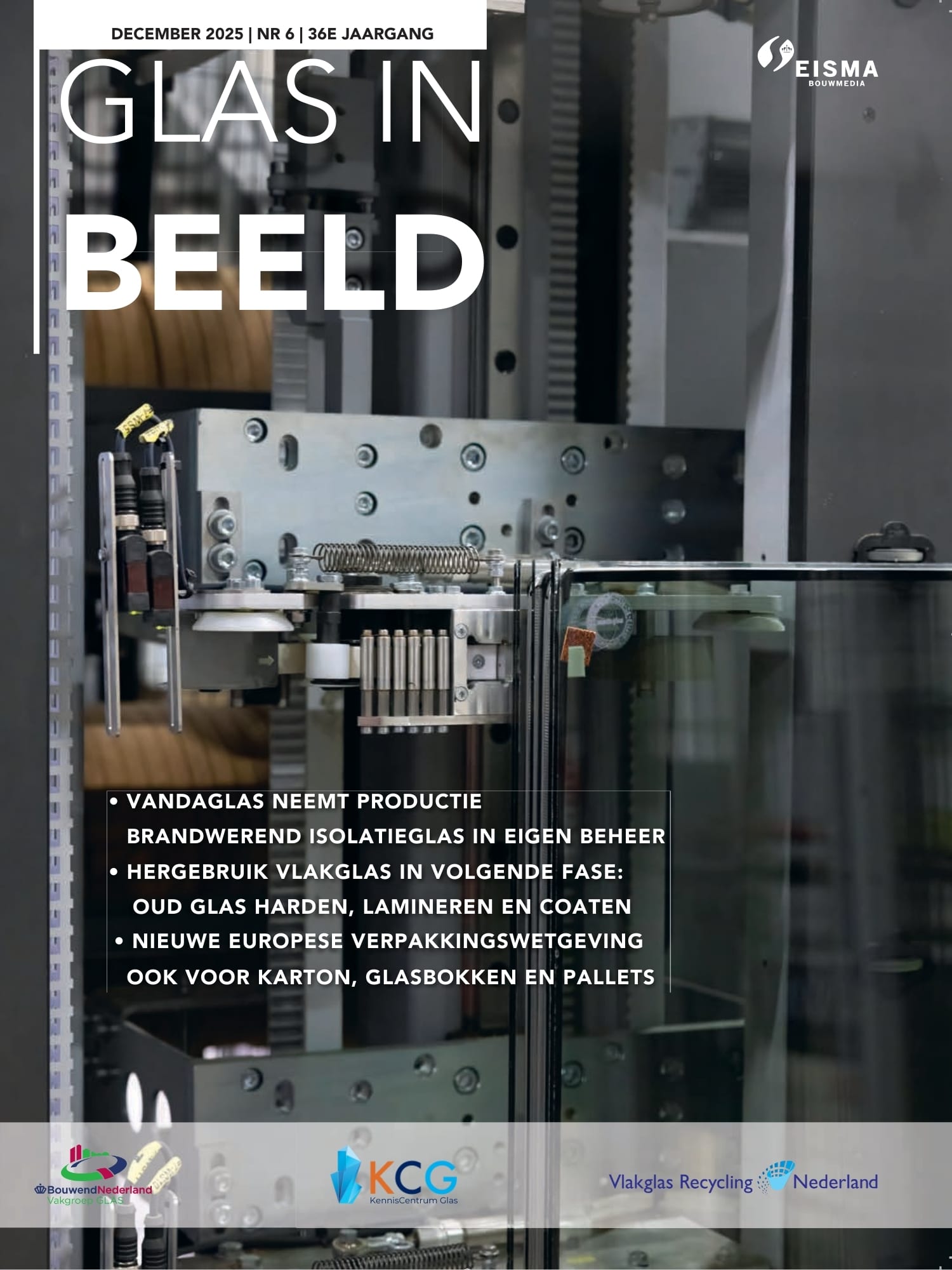 Cover Glas in Beeld 2025-6 - Brandwerend isoatieglas in eigen beheer - Vandaglas bv